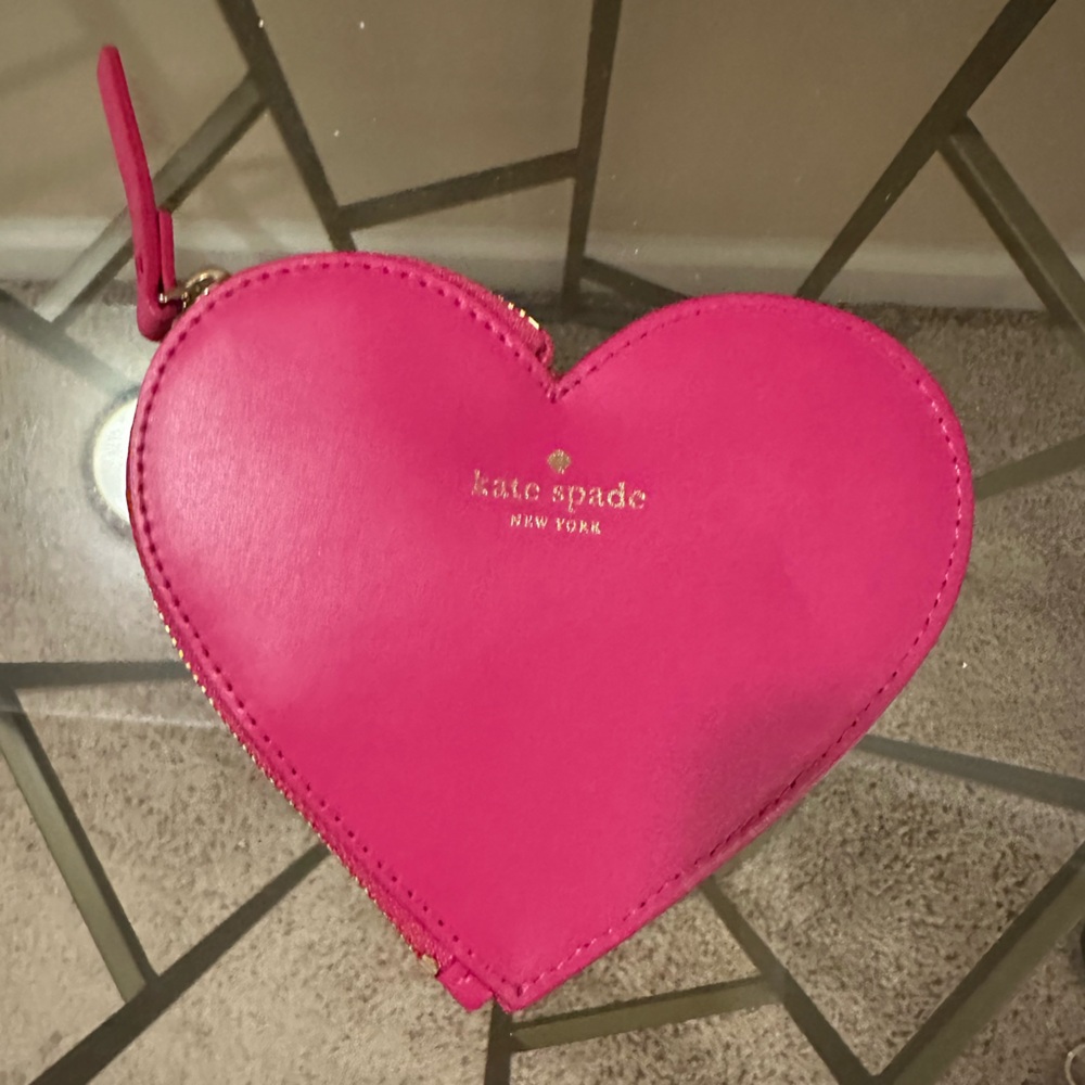 NEW Kate Spade Heart Change Purse - Picture 2 of 2